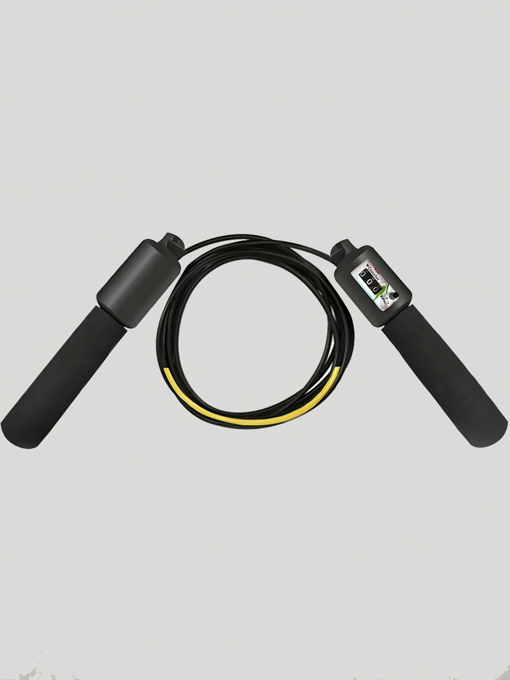 Speed jump rope with counter and foam handles, adjustable length, perfect for cardio and fitness training, model SF2767.