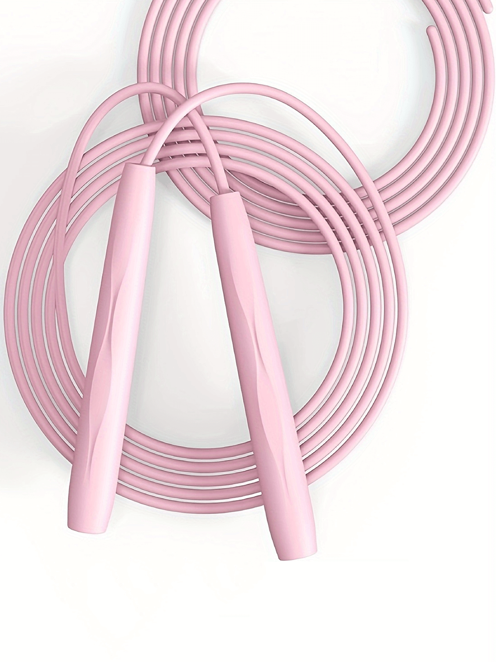 Pink PVC speed skipping rope for fitness and workout, adjustable and tangle-free, perfect for exercise and weight loss. Model SF2770.