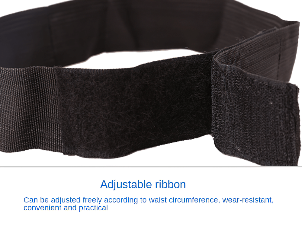 Close-up of adjustable waist belt for a speed training resistance parachute, showcasing durable Velcro strap for secure fit.