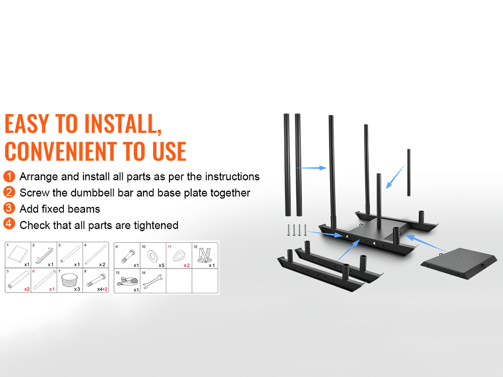 Illustrated assembly guide for SF3303 Speed Training Sled with easy-to-follow instructions and labeled components for setup.