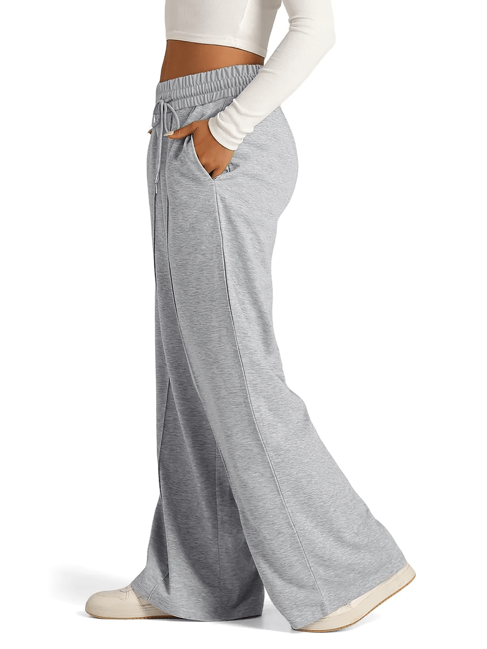 Sport High-Waist Wide-Leg Pants for Women - SF4267