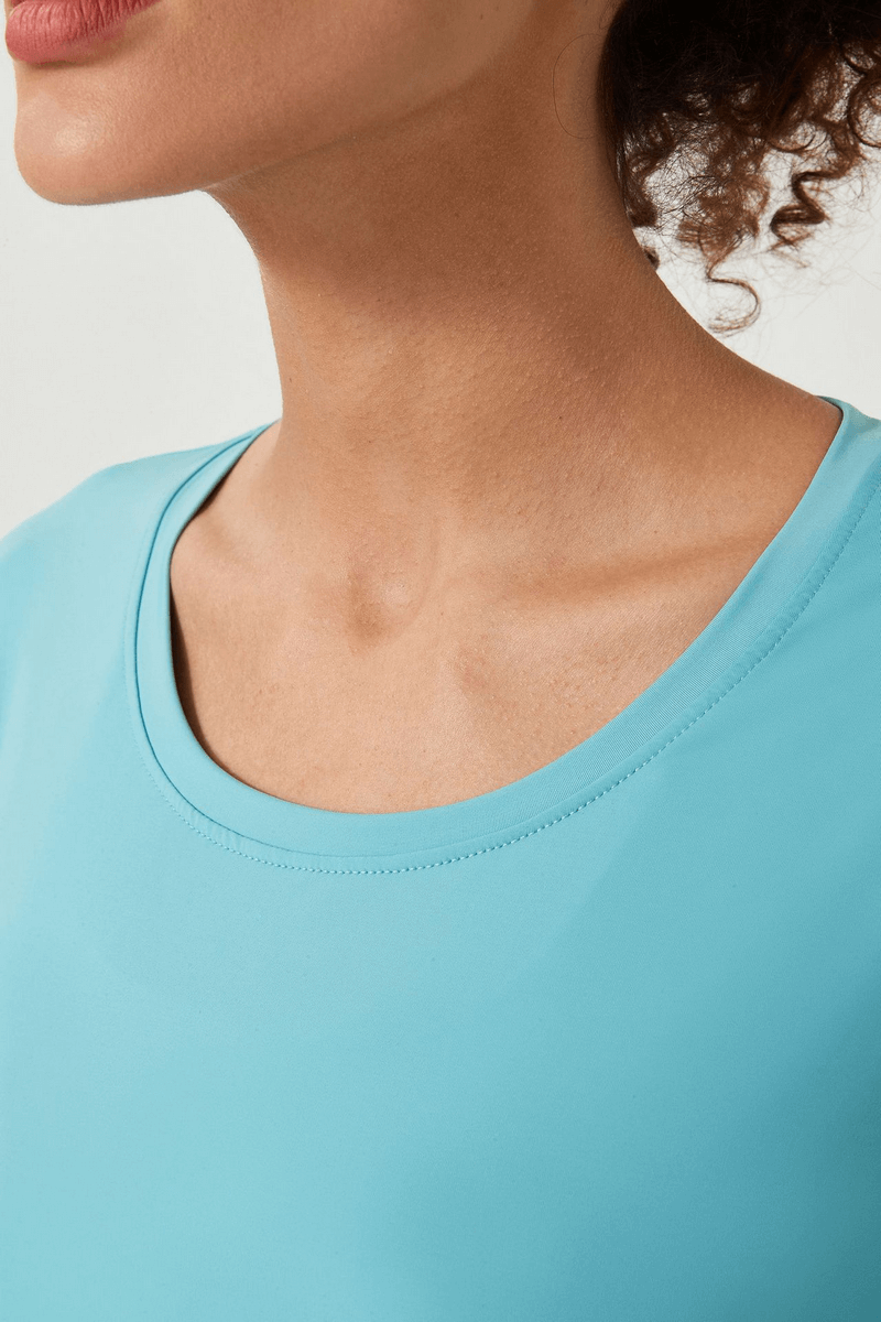 Sportliches, atmungsaktives Damen-T-Shirt mit Schlitz auf der Rückseite – SF1548 