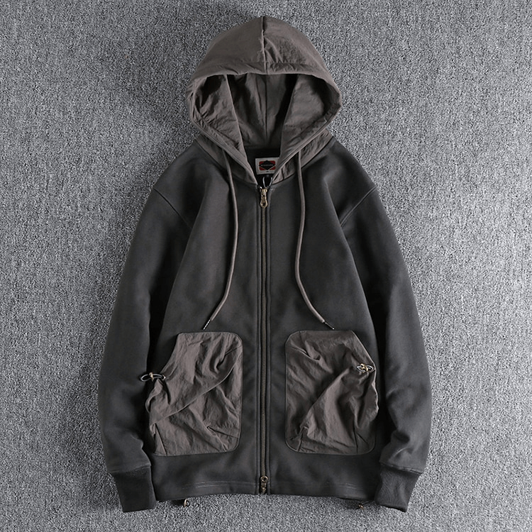 Sports Casual Men's Hoodie with Zipper and Hooded - SF1270