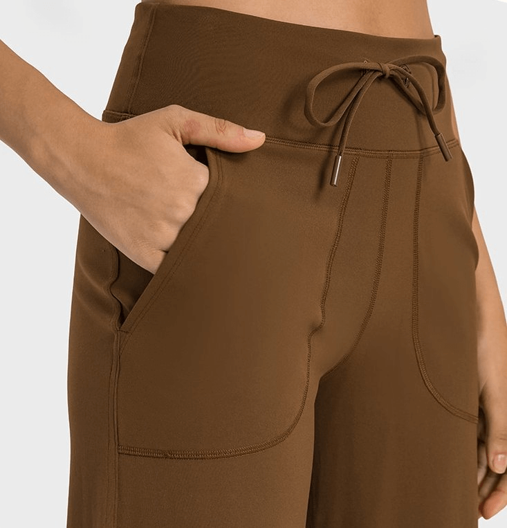 Sportelastische Damenhose mit hoher Taille und weiter Hose – SF1522 