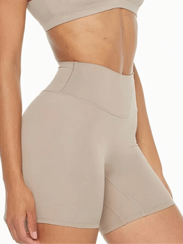 Sportliche elastische Damen-Shorts mit hoher Taille – SF1756 