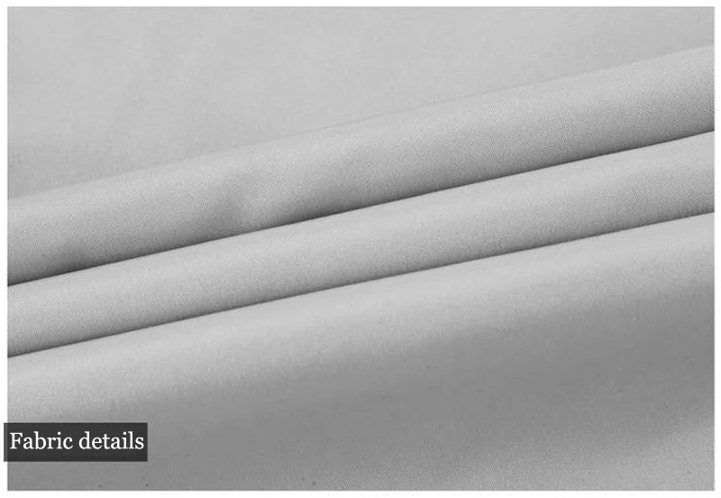 Close-up of gray polyester fabric used in men's sports windbreaker SF1899, showcasing smooth and durable material.