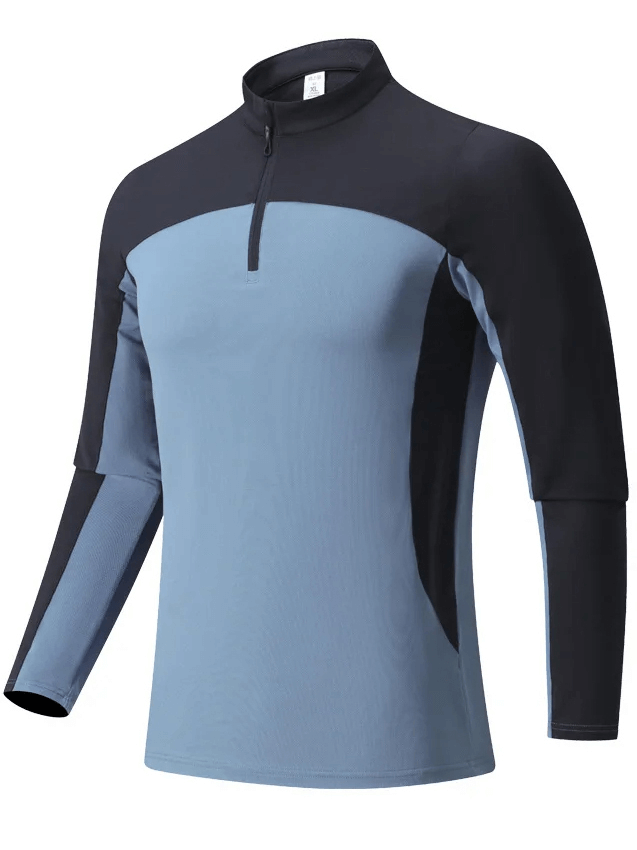 Sports Men's Half-Zip Long Sleeves Shirt - SF2070