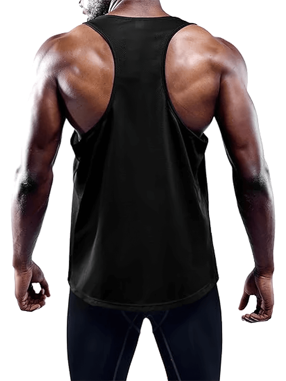 Back view of Sports Sleeveless Tank Tops for Gym and Workout - SF4107, perfect for intense training sessions and outdoor fitness.