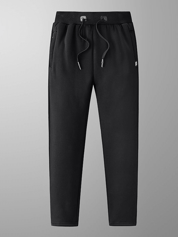 Sports Warm Fleece Men's Pants with Pockets / Men's Bottoms - SF1529