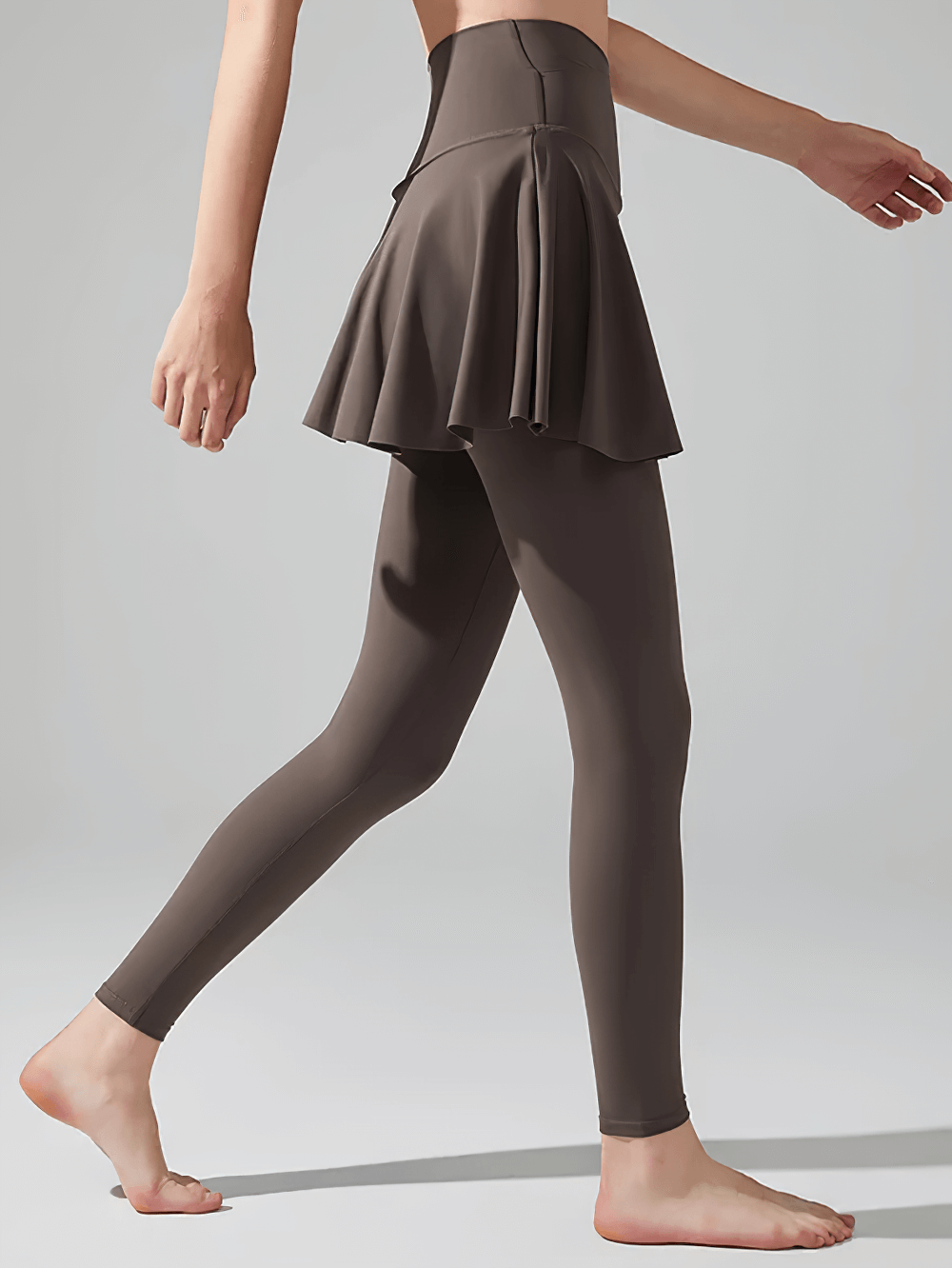 Sporty High Rise Yoga Skirt Leggings for Women - SF4410