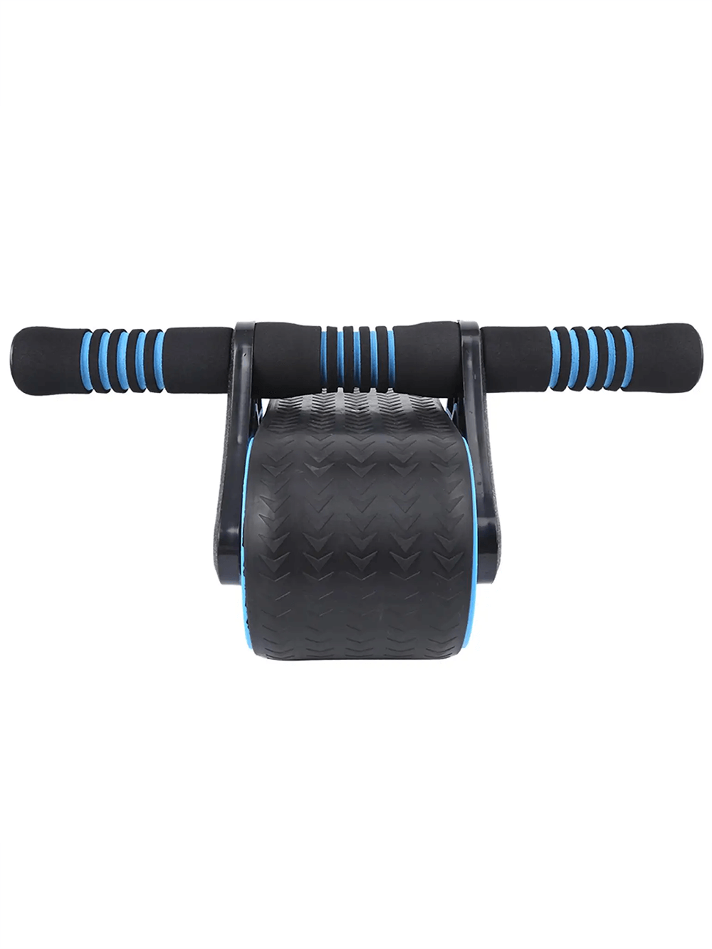 Springback Wheels Ab Roller Exerciser SF3261 with blue wheels and dual mute design for home gym core workouts and push-up training.