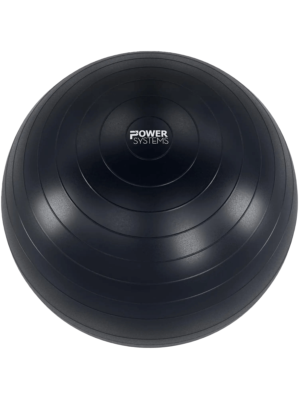 Durable black stability balance ball for core and coordination training, ideal for yoga and pilates. Enhances flexibility and endurance.