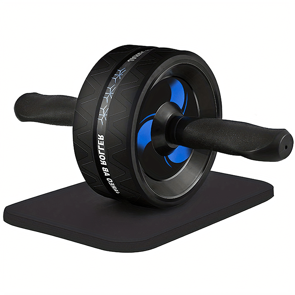 Stainless steel ab roller wheel SF2795 for core workout and muscle toning, featuring ergonomic grip and non-slip surface.