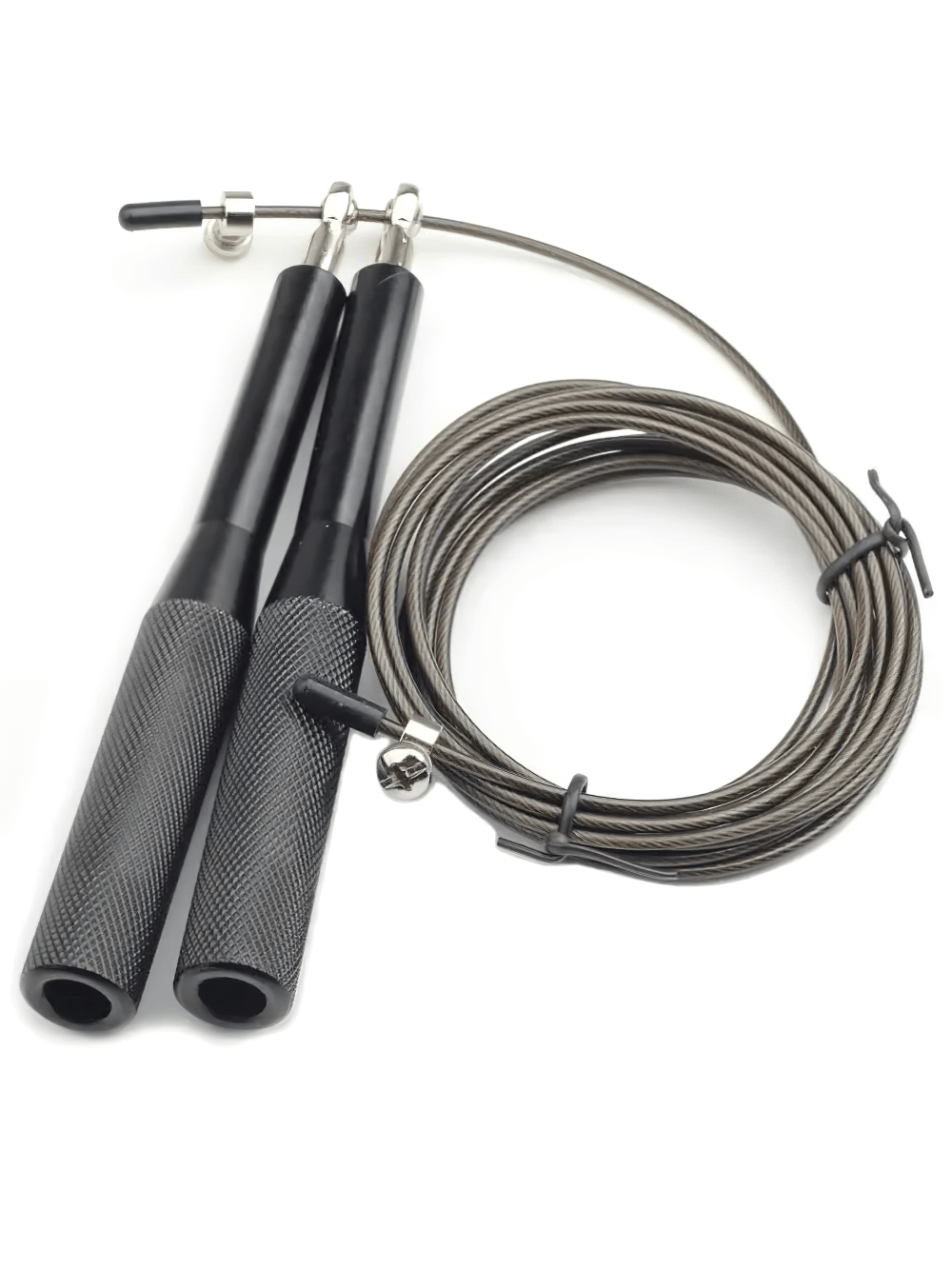 Steel Wire Jump Rope for Speed Training - SF3499 with adjustable cable and non-slip handles for CrossFit and cardio workouts.