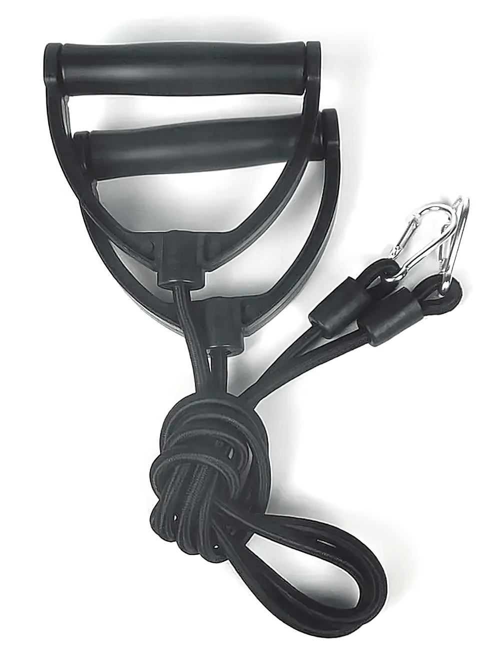 Stepper resistance bands with handles for fitness training, SF3384. Durable elastic tubing for upper and lower body workouts.