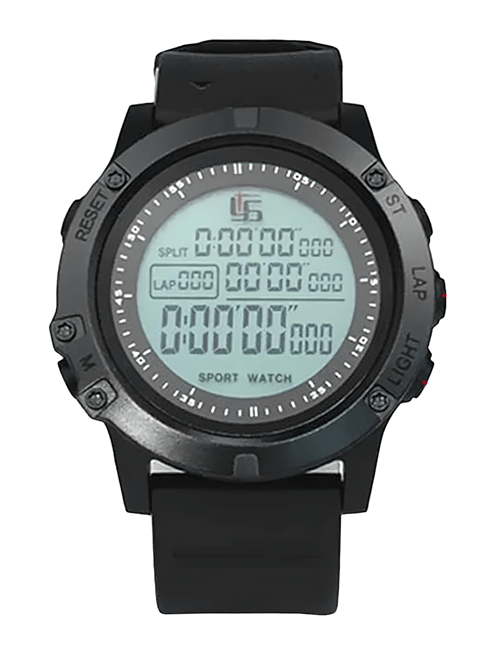 Stopwatch Digital Timer with 100 Lap Memory - SF3468 displaying time, perfect for coaches, athletes, and trainers with countdown feature.