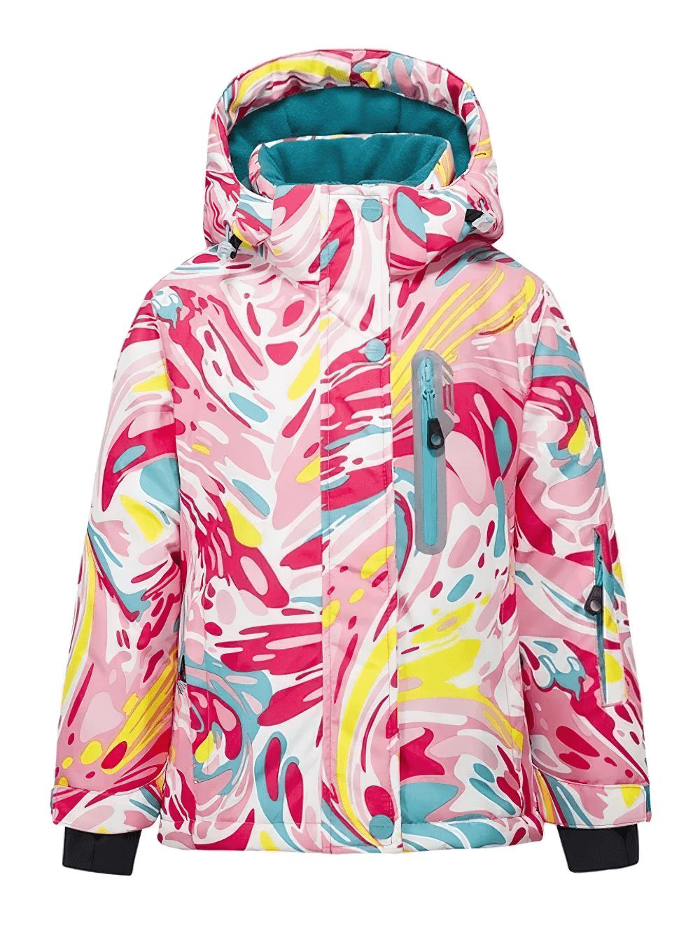Stylish Durable Warm Ski Jacket for Girls - SF3582, colorful waterproof jacket perfect for skiing and snowboarding adventures.