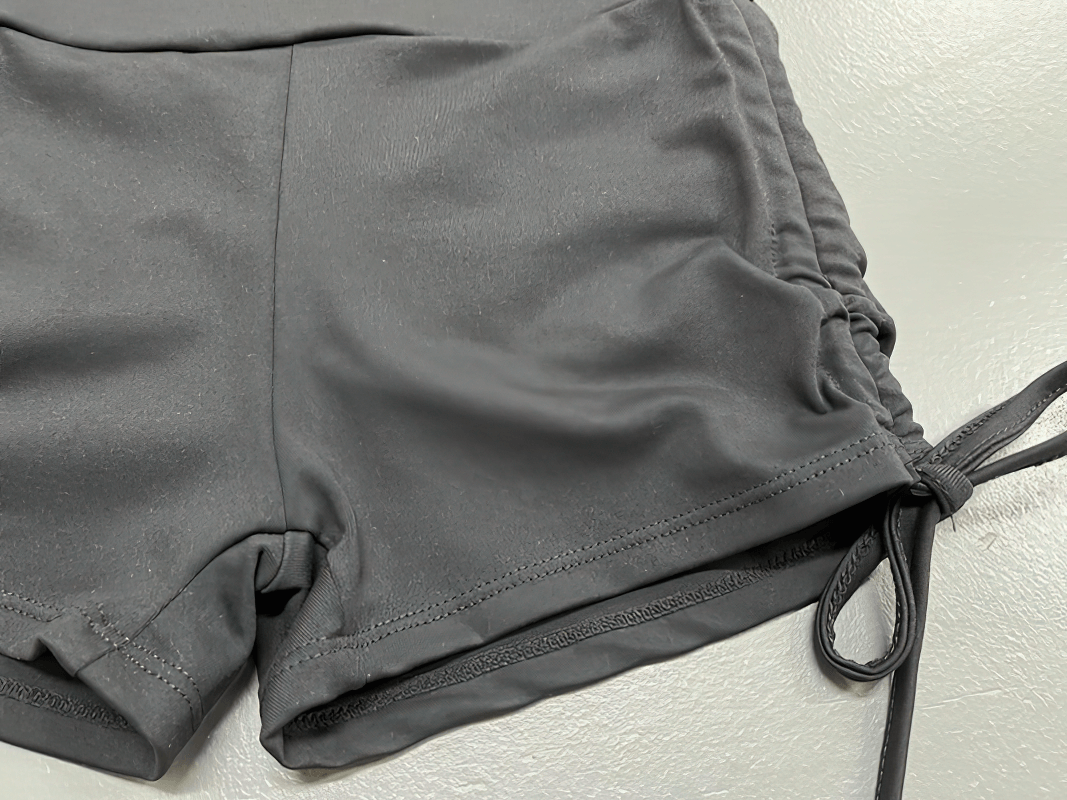 Stilvolle elastische Sport-Damenshorts mit hoher Taille und Gesäßtaschen – SF1265 