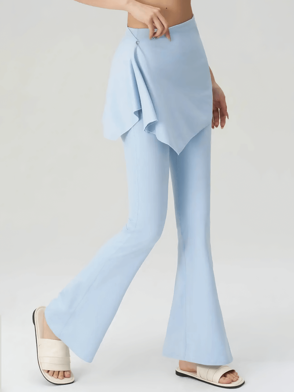 Stylish High Waist Skirt Flare Pants for Women - SF4411