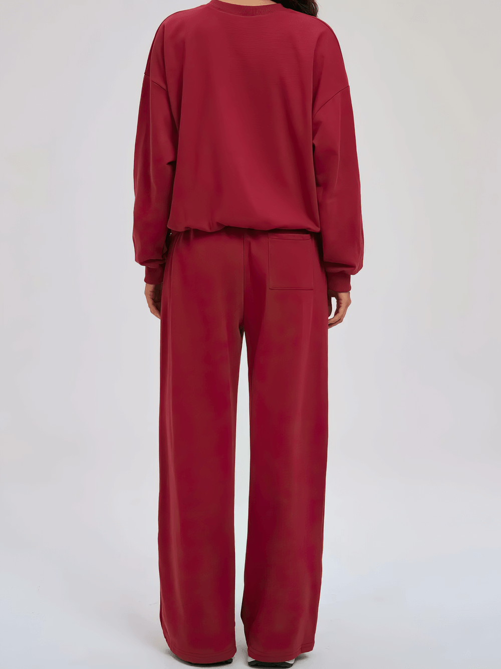 Stylish High Waist Wide Leg Sweatpants Women - SF4294