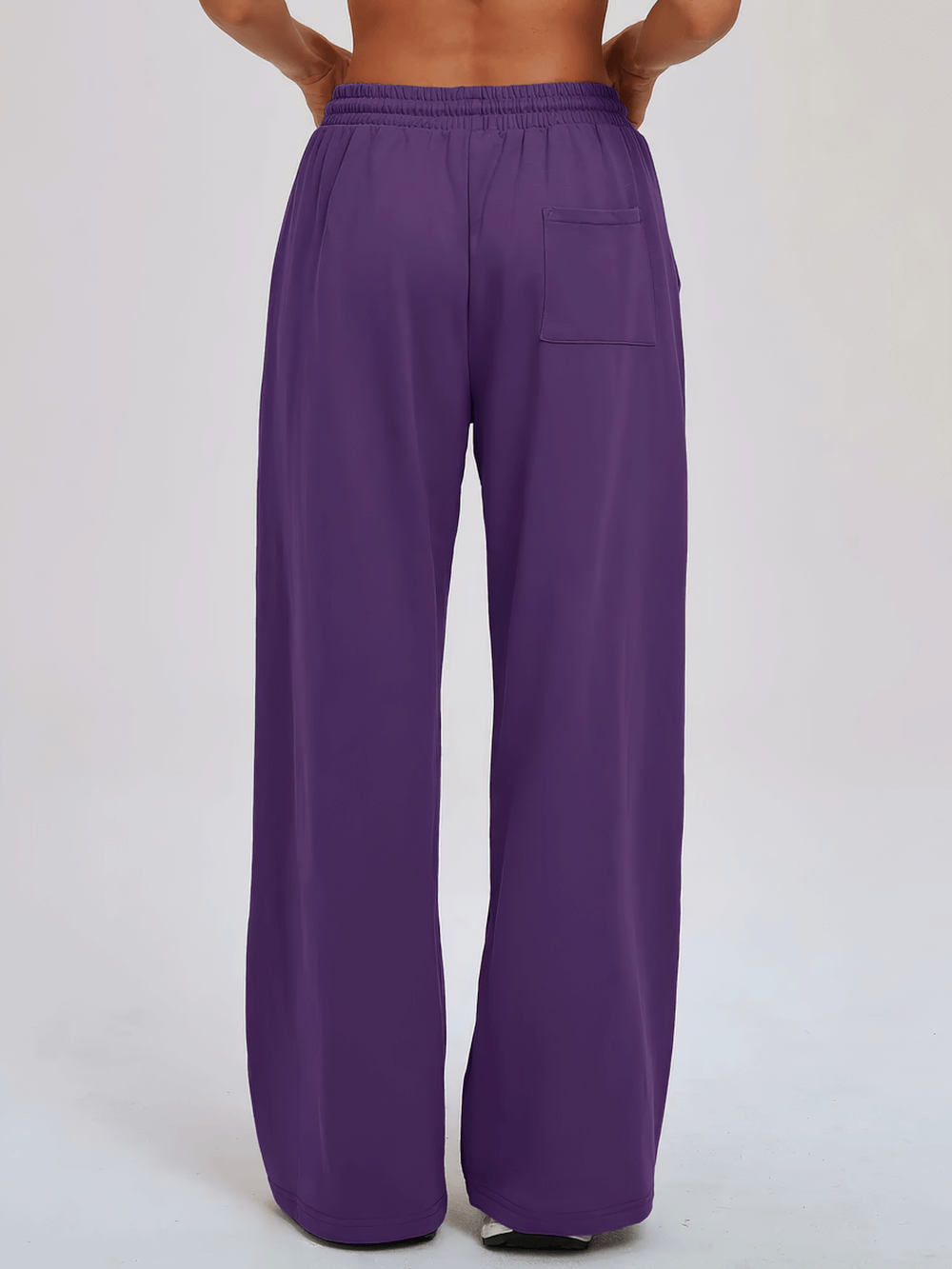 Stylish High Waist Wide Leg Sweatpants Women - SF4294