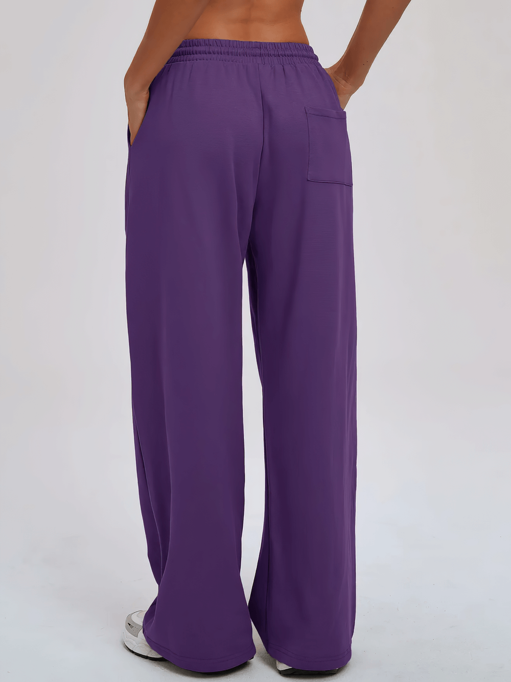 Stylish High Waist Wide Leg Sweatpants Women - SF4294