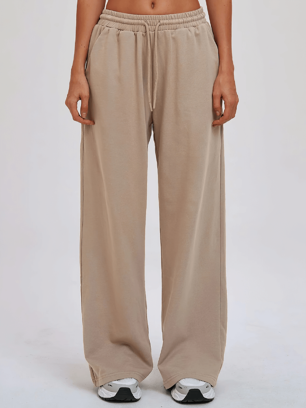 Stylish High Waist Wide Leg Sweatpants Women - SF4294