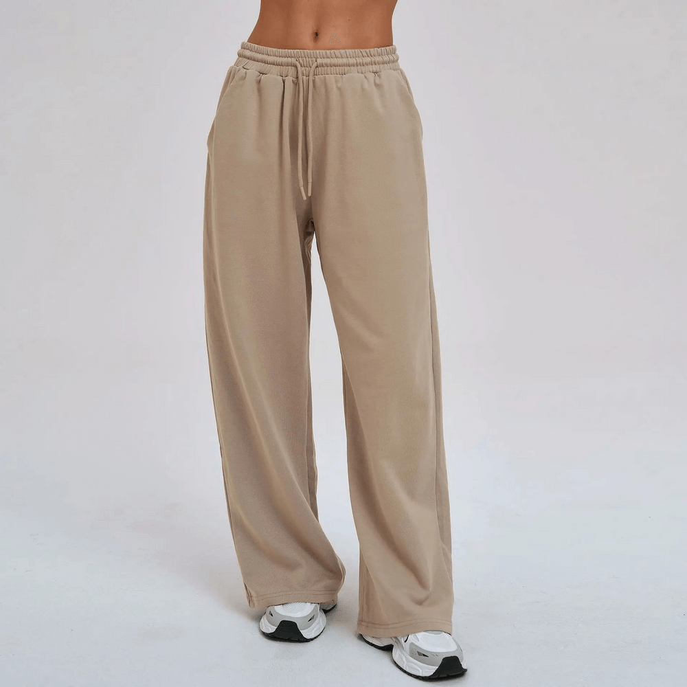 Stylish High Waist Wide Leg Sweatpants Women - SF4294