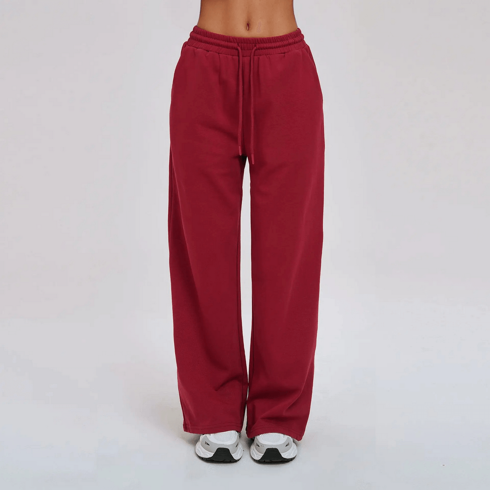Stylish High Waist Wide Leg Sweatpants Women - SF4294