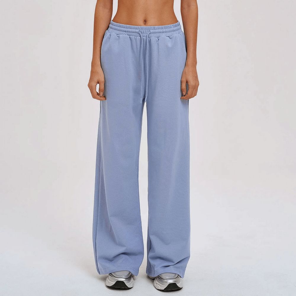 Stylish High Waist Wide Leg Sweatpants Women - SF4294