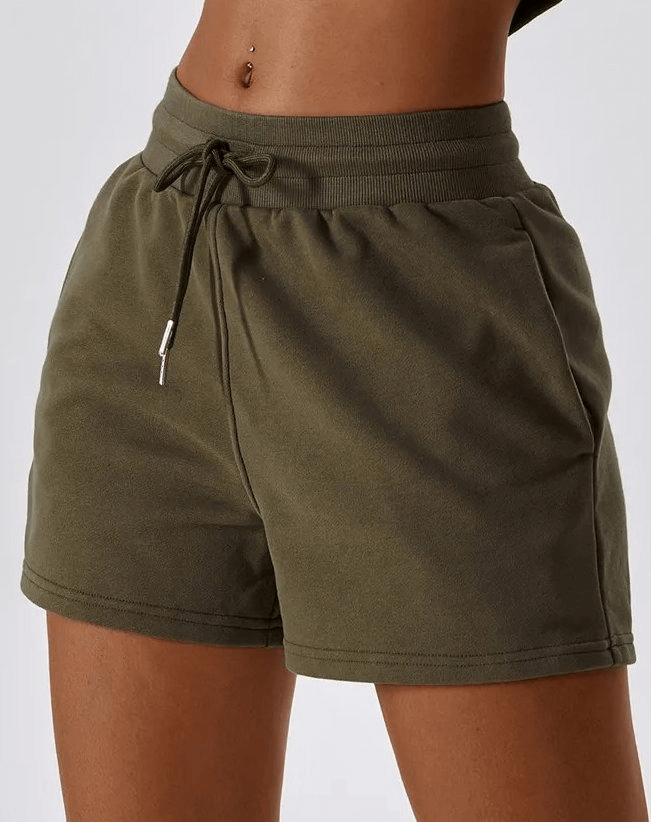 Stilvolle, lockere Damen-Shorts mit Taschen für das Training – SF1794 