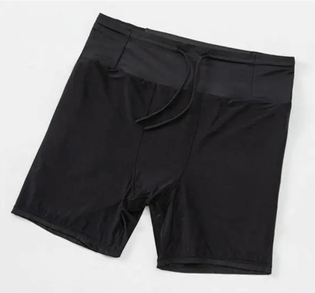 Stylish men's dual-tone running shorts in black, featuring a sleek design, perfect for active lifestyles. Model SF2200.