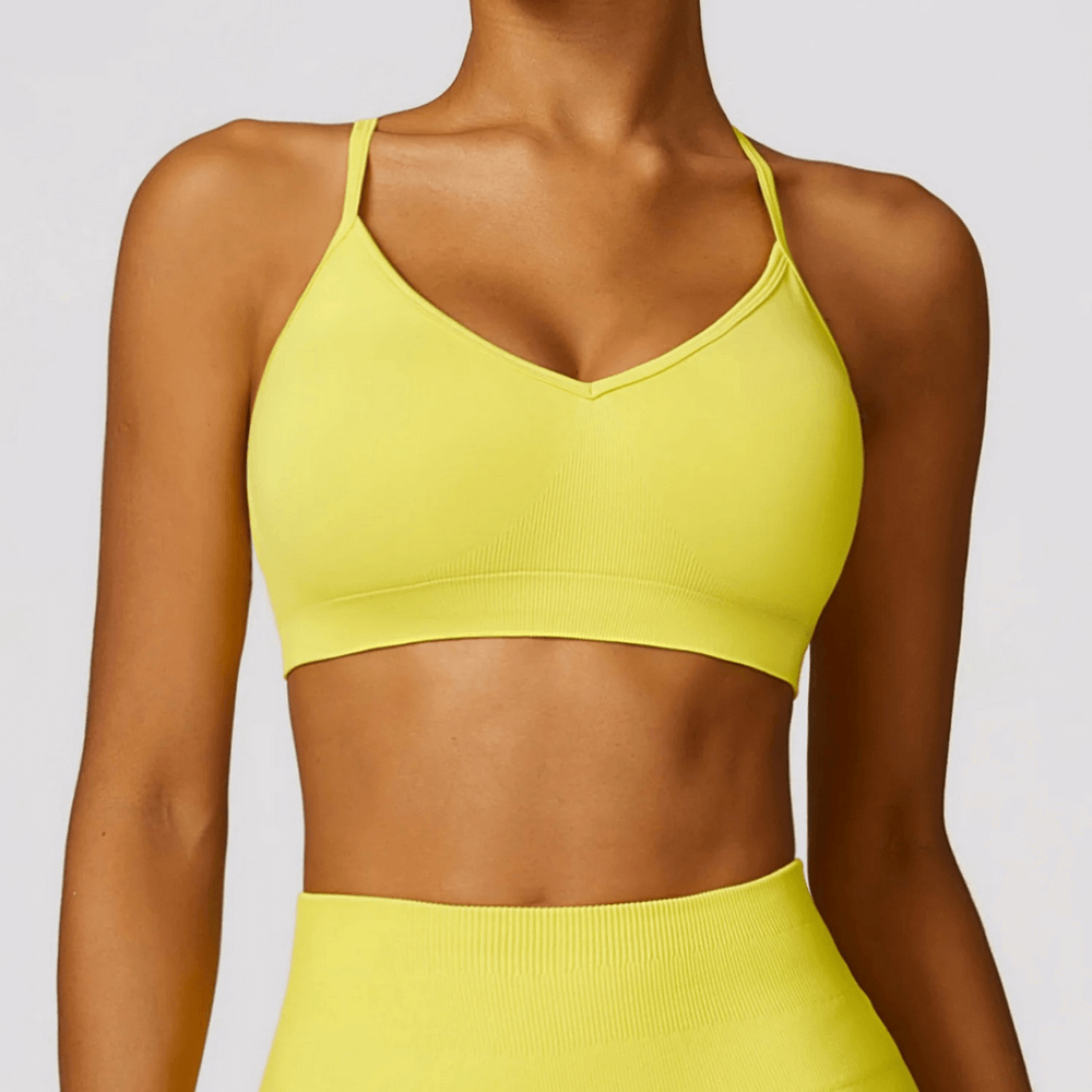 Stylish Seamless Yoga Bra with High Support - SF2452