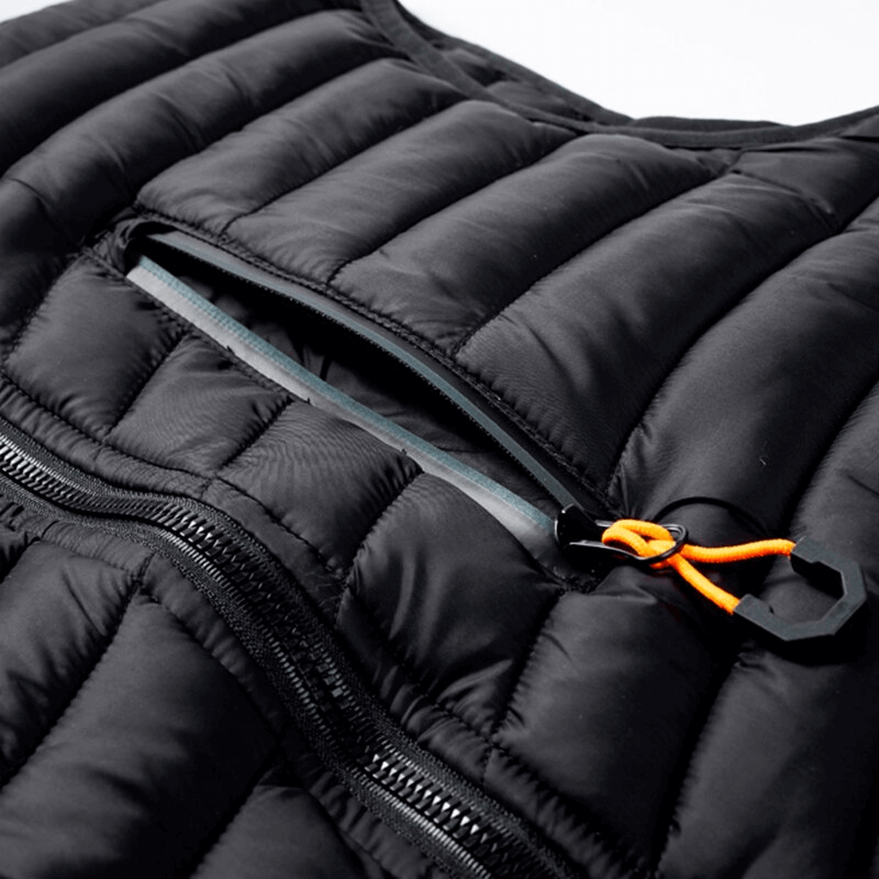 Gilet chauffant élégant pour hommes avec capuche et poches zippées - SPF1516 