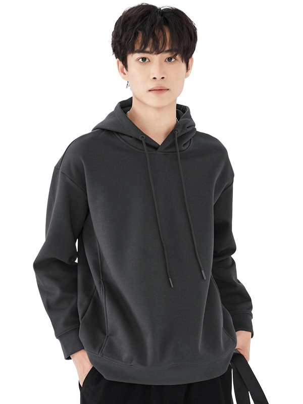 Stylish Sporty Men's Hoodie with Hood and Two Pockets - SF1531
