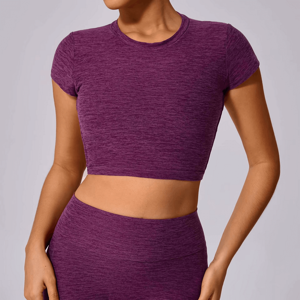 Stylish Women's Backless T-Shirt with Short Sleeve - SF2430