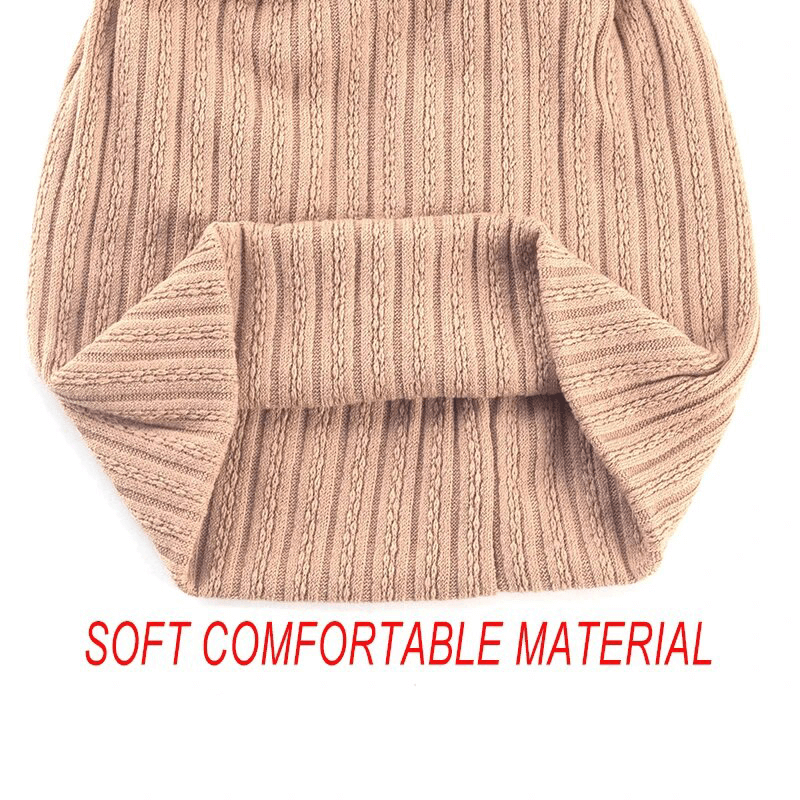 Stilvolle Damen-Mütze mit Ziermuster und Streifen, weich – SF1658 