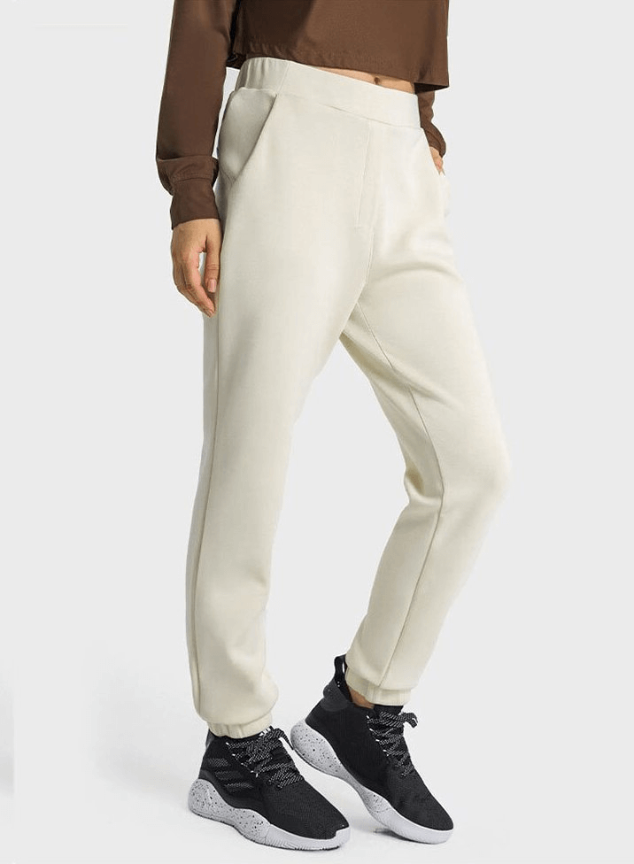 Stilvolle Damen-Sporthose mit hoher Taille und Bündchen – SF1404 