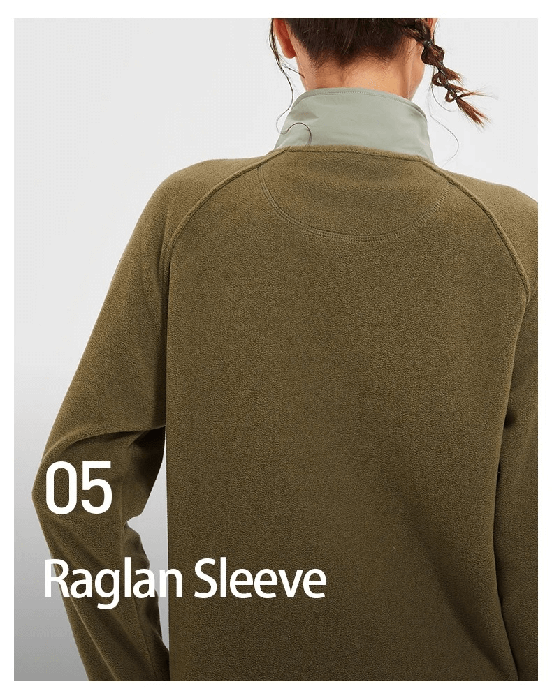 Back view of stylish wool sports jacket with raglan sleeve and mandarin collar, perfect for winter running.