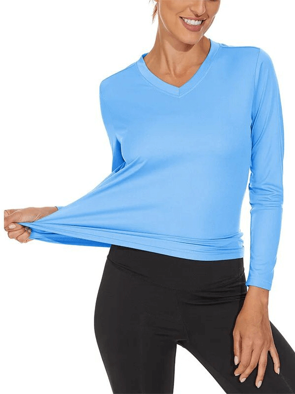 Sun-protective Sports Women's Top with Long Sleeves - SF1739