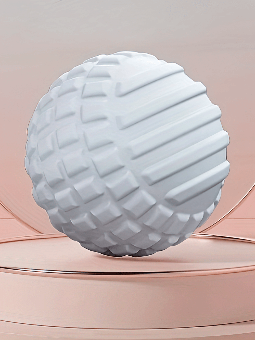 Textured massage ball SF2837 for muscle relief, enhancing circulation and flexibility. Ideal for foot, neck, and back pain recovery.