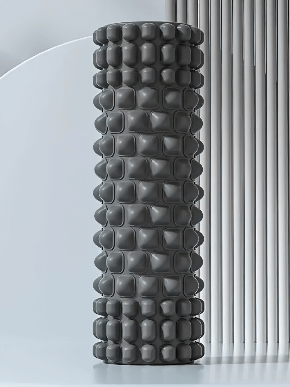 Textured Yoga Foam Roller for Deep Muscle Massage - SF3491 with raised massage nodes, perfect for fitness and recovery sessions.