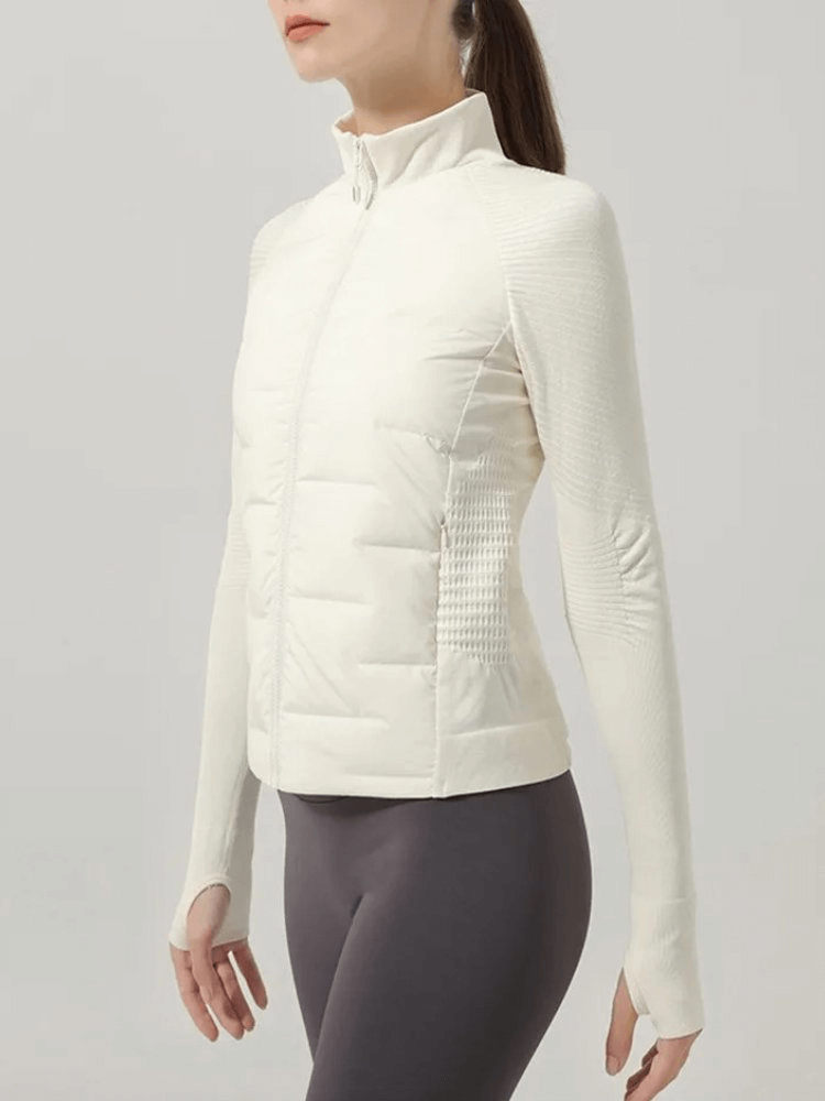 Thin Sports Women's Down Jacket with Elastic Sleeves - SF1816