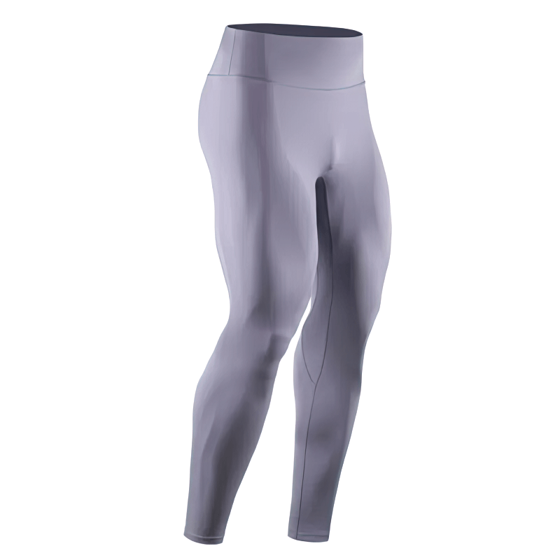 Tight Breathable Men's High Rise Workout Leggings - SF1571