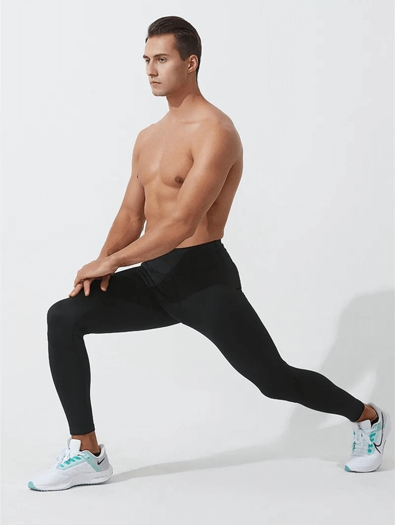 Tight Sporty Men's Leggings with Back Pocket - SF1885