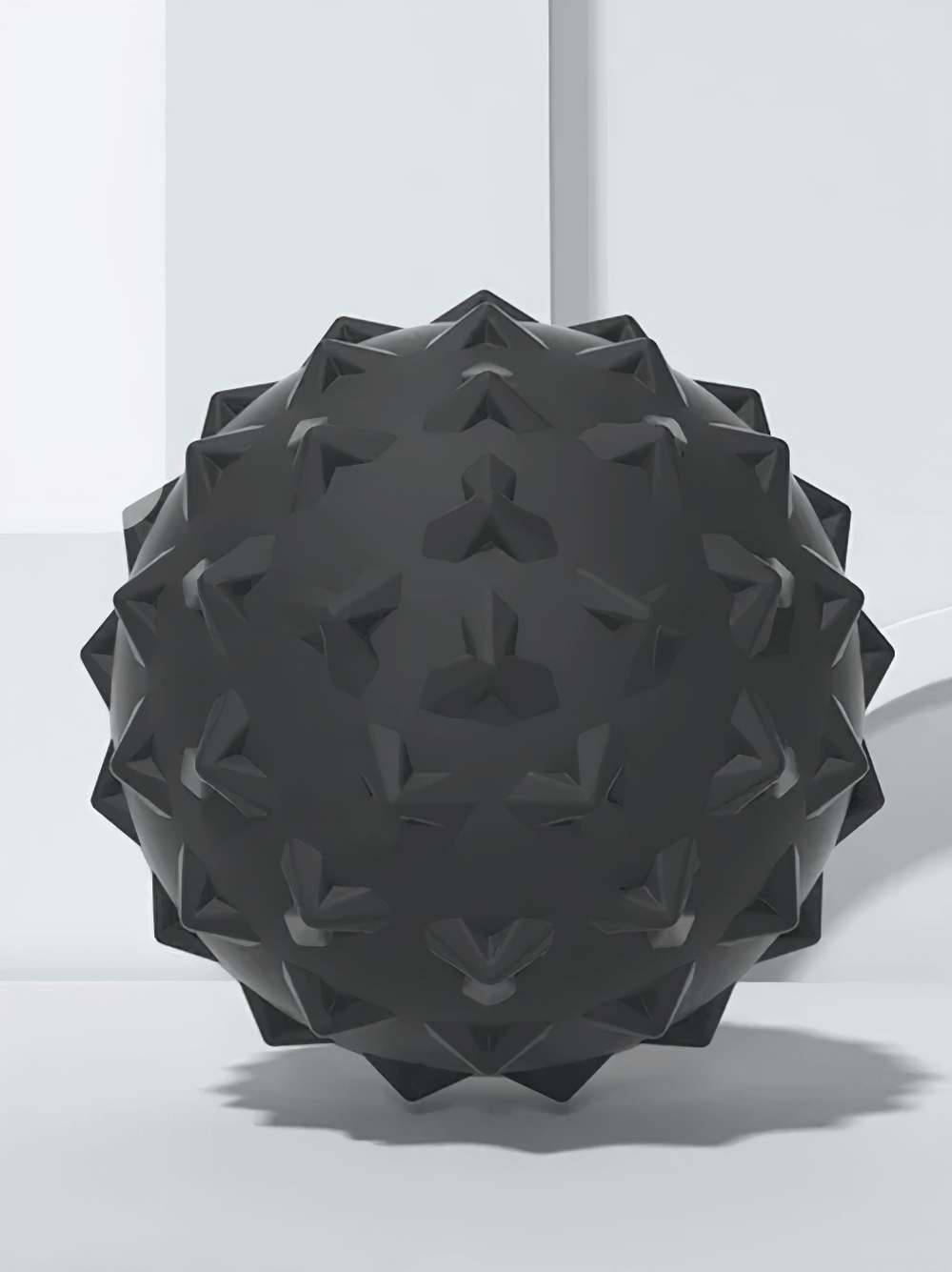 TPE Mini Yoga Massage Ball for deep muscle massage, trigger point relief, and fascia training with burr roller design.