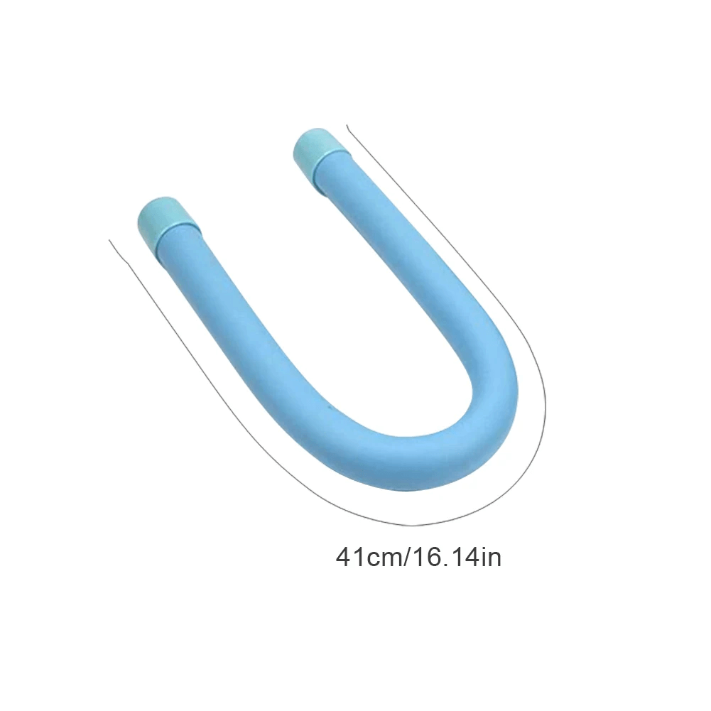 Blue adjustable 41cm waterproof weight bracelet for wrist or ankle, ideal for yoga and running workouts.