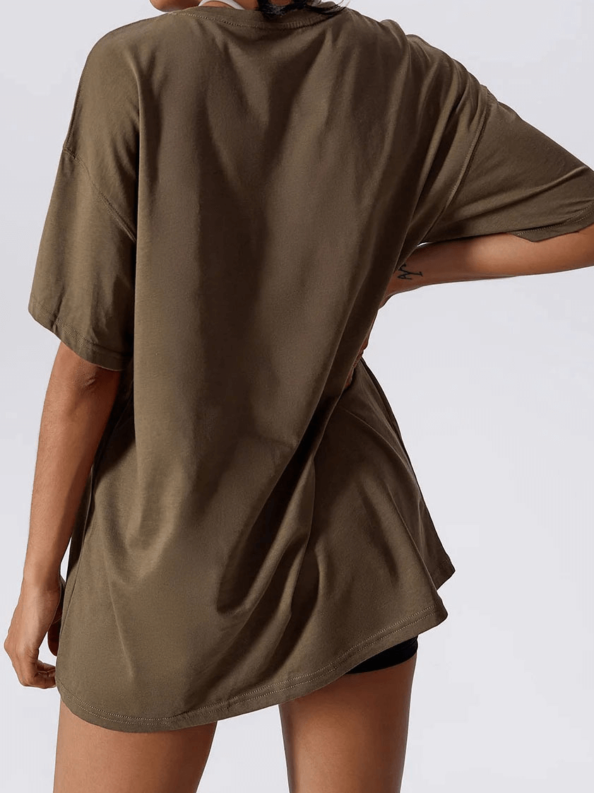 Training Women's Breathable Loose Fitting T-Shirt - SF1864
