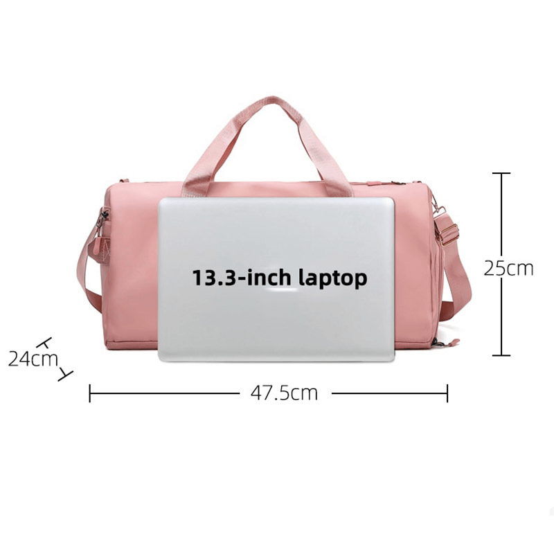 Travel Shoulder Bag with Dry and Waterproof Сompartments - SF1471