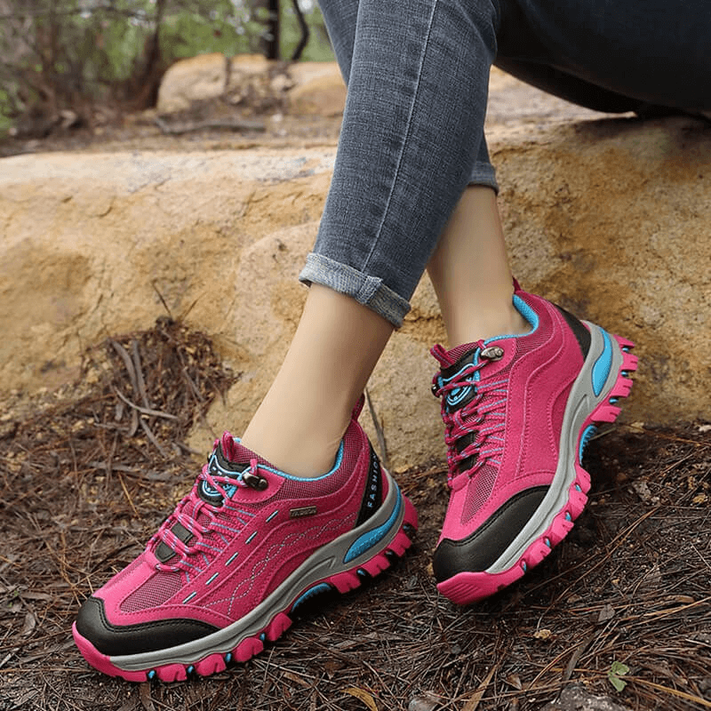 Trekking Women's Sneakers with Lace-up / Ladies Hiking Shoes - SF0232